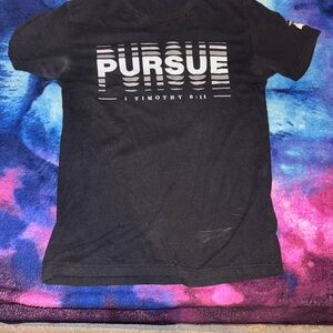 Black Pursue Graphic T-Shirt